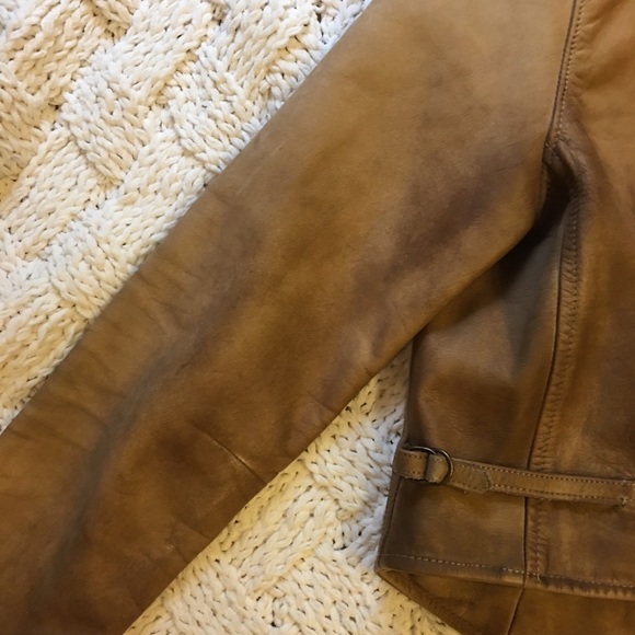 Ralph Lauren Blue Label Ombré Leather Jacket - Picture 5 of 7